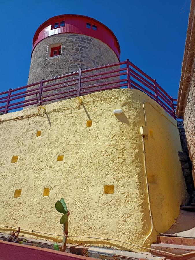 A Medieval Windmill Tower With Magnificent View Rhodes City Esterno foto